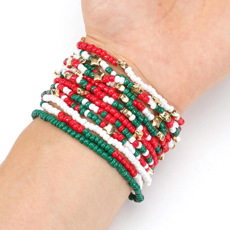 Lonext Halloween Bracelets Stackable Heishi Beaded Stretch Bracelets - Image 5